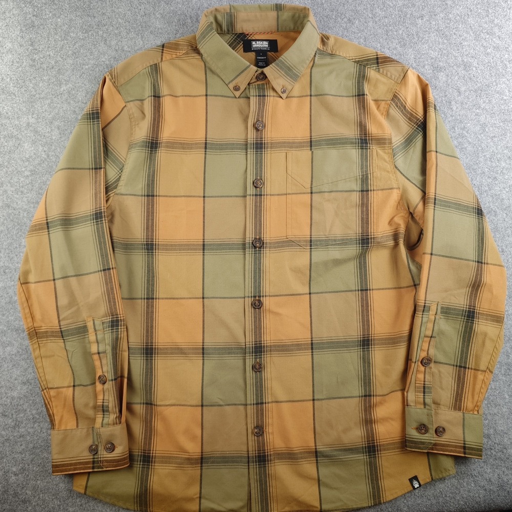 Alaskan Hardgear Shirt Mens Large Standard Fit Long Sleeve Wool Blend Button
